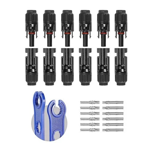 10-Set Solar Panel Connector Kit – Waterproof IP67 PV Cable Connectors