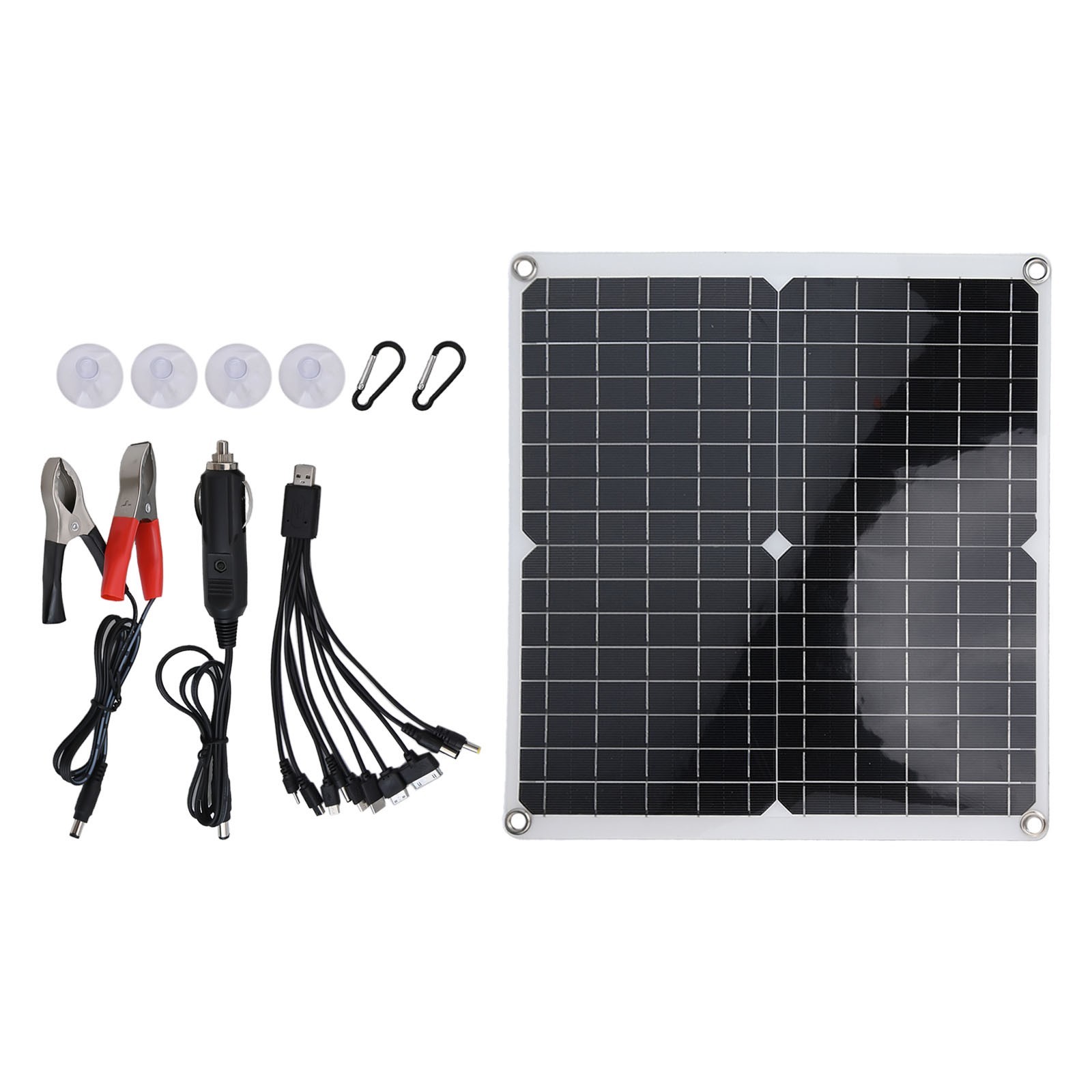Energy saving 50W Solar Panel Kit for Outdoor Use Boat RV Battery Charger