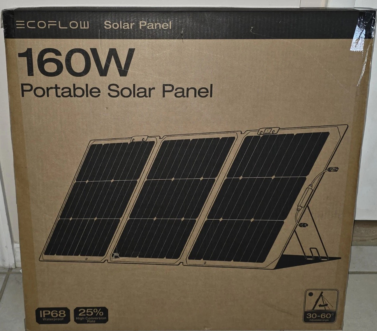 EcoFlow 160W Portable Solar Panel for Power Station IP68 Brand New