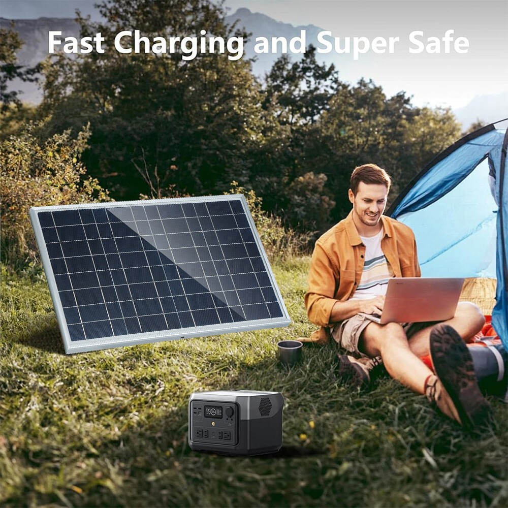 30W Trickle Solar Panel 12V Charger Battery Charger Kit Maintainer RV Boat Car