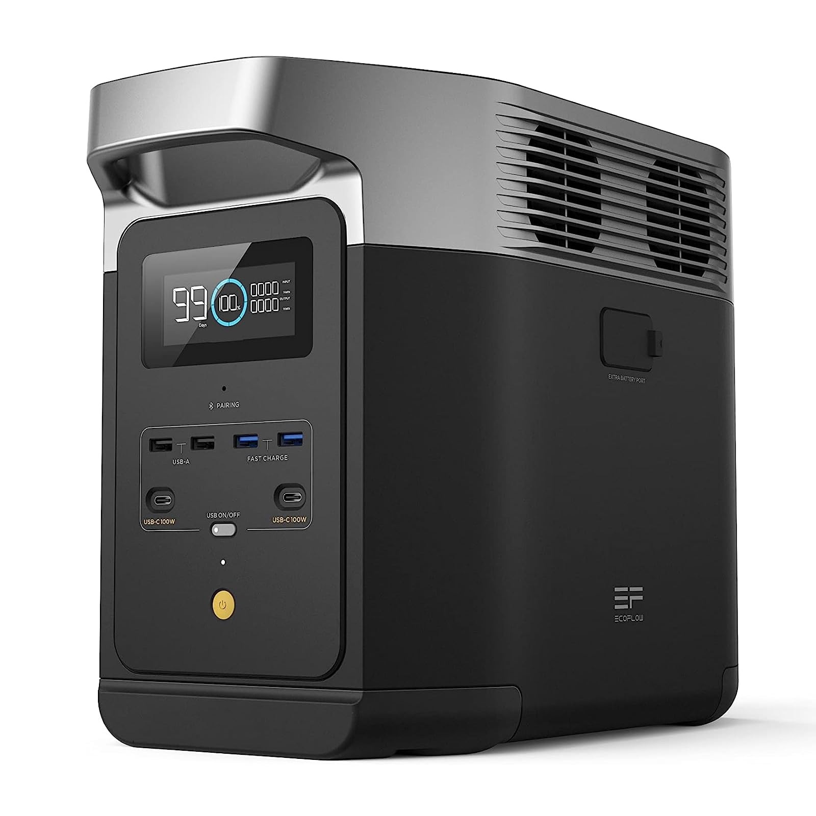 EF ECOFLOW Portable Power Station DELTA 2, 1024Wh LiFePO4 (LFP) Battery, 1800W