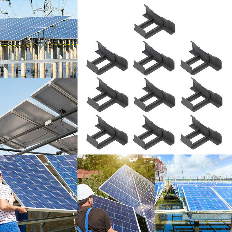 10/20PCS Photovoltaic Panel Water Guide Mud Clamp solar Water Drain Remove Clip.
