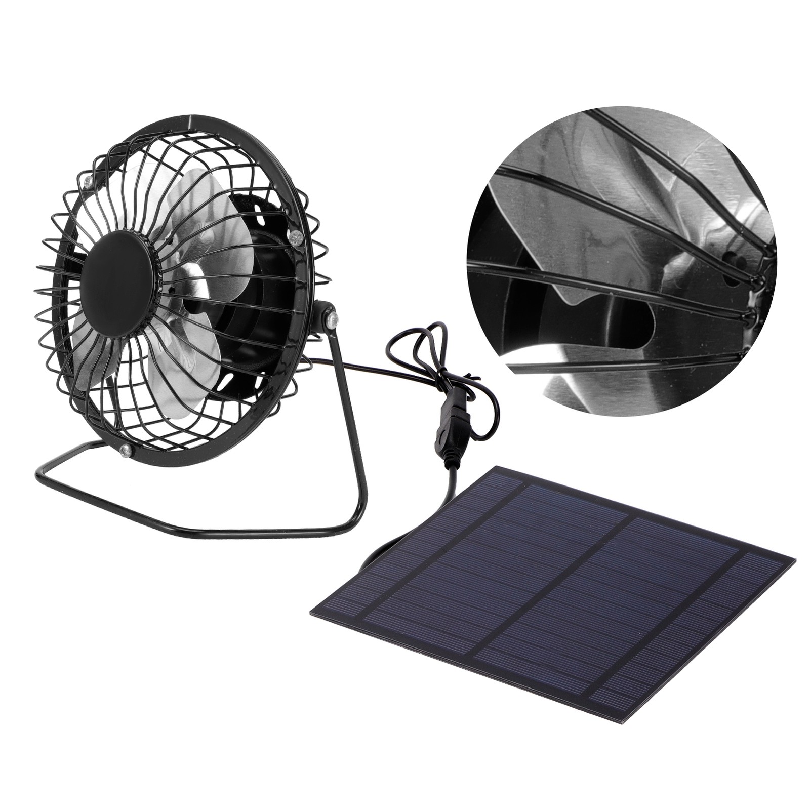 Solar Panel Cooling Fan Solar Panel Iron High Conversion Rate High Efficiency