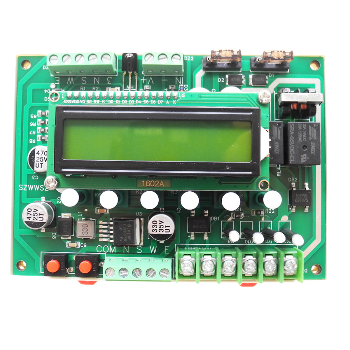 Dual Axis Solar Panel Sun Tracking Tracker W/ LCD Controller W/Wind Speed Sensor