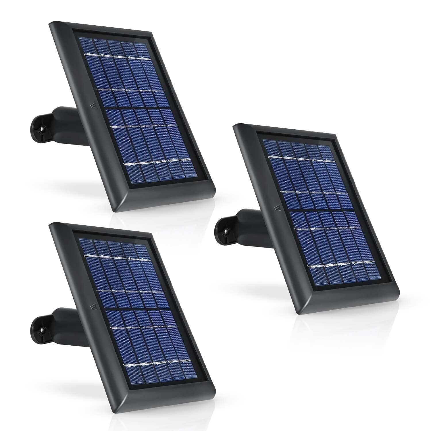 Wasserstein Solar Panel with 13.1ft/4m Cable Compatible with Arlo Essential