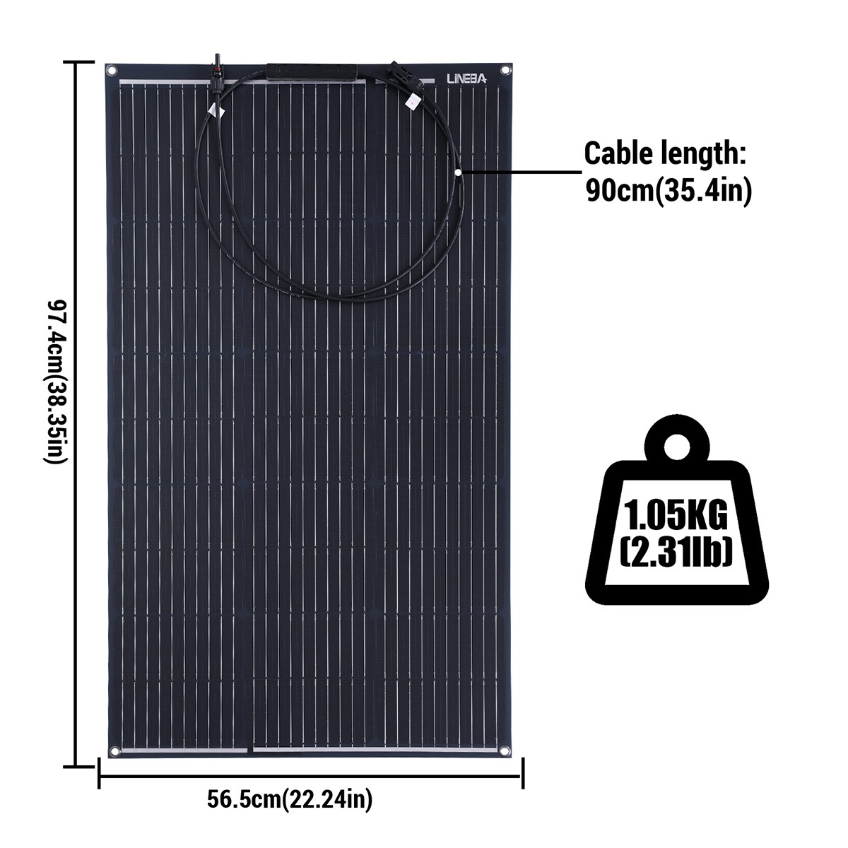 200W/400W 18V Flexible Mono Solar Panel Kit with Separate Controller for RV Home