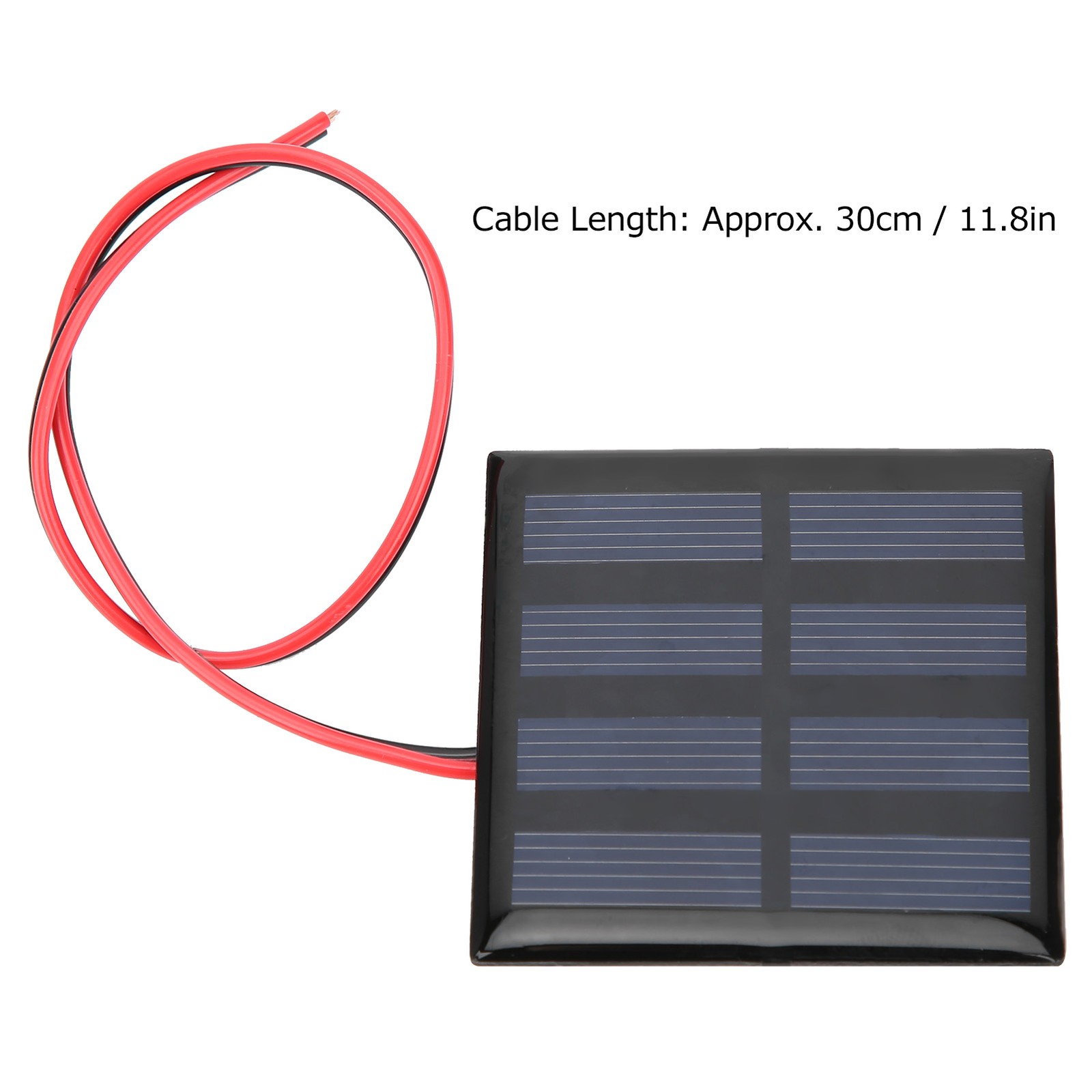 5Pcs Solar Panel Power Supply Module Board With 30CM Red Black Line DC2V 150mA