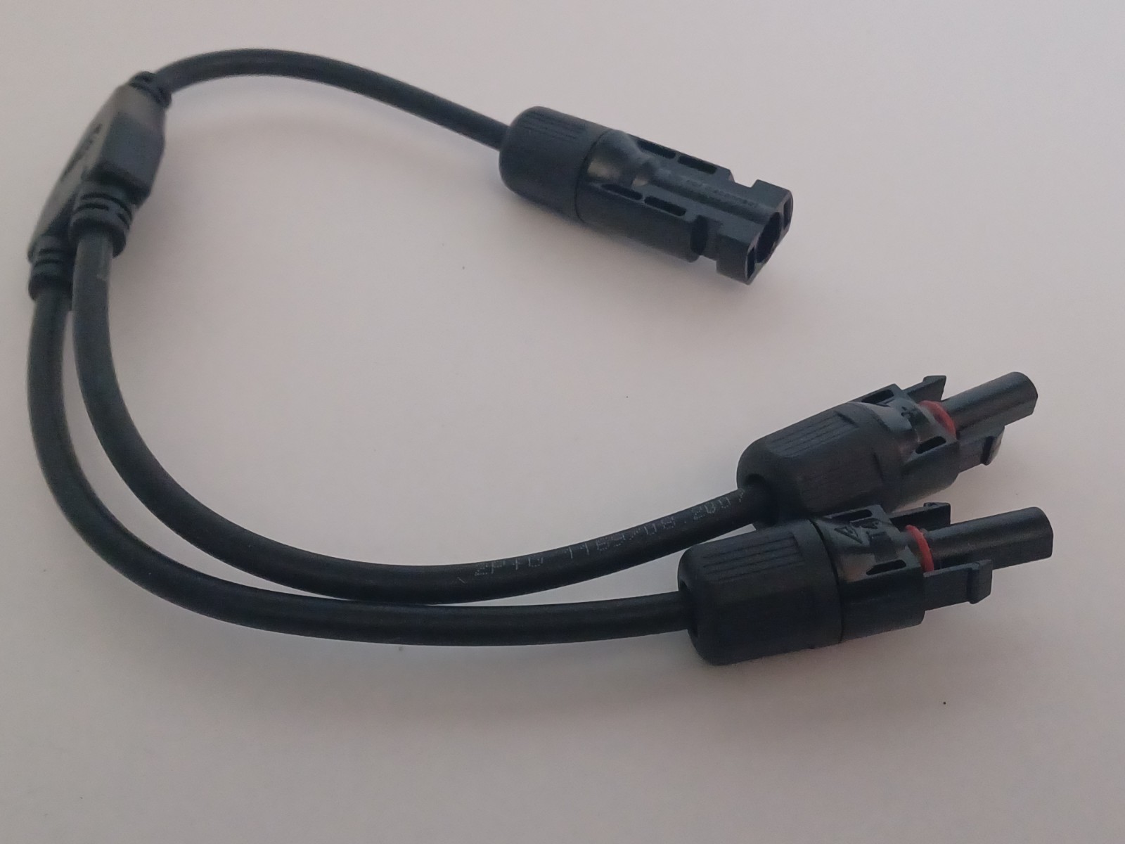 Y Branch Connector Cable Solar Panel Cable Connector Parallel Connector