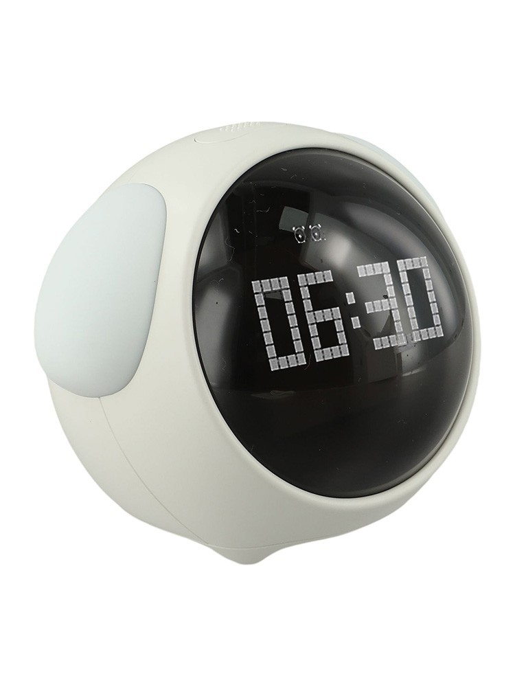 Fun Expression Alarm Clock for Children with Voice Control Night Light