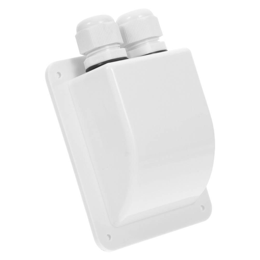 Solar Panel Cable Entry Glands White Impact Resistant Easy Install Rv Accessory