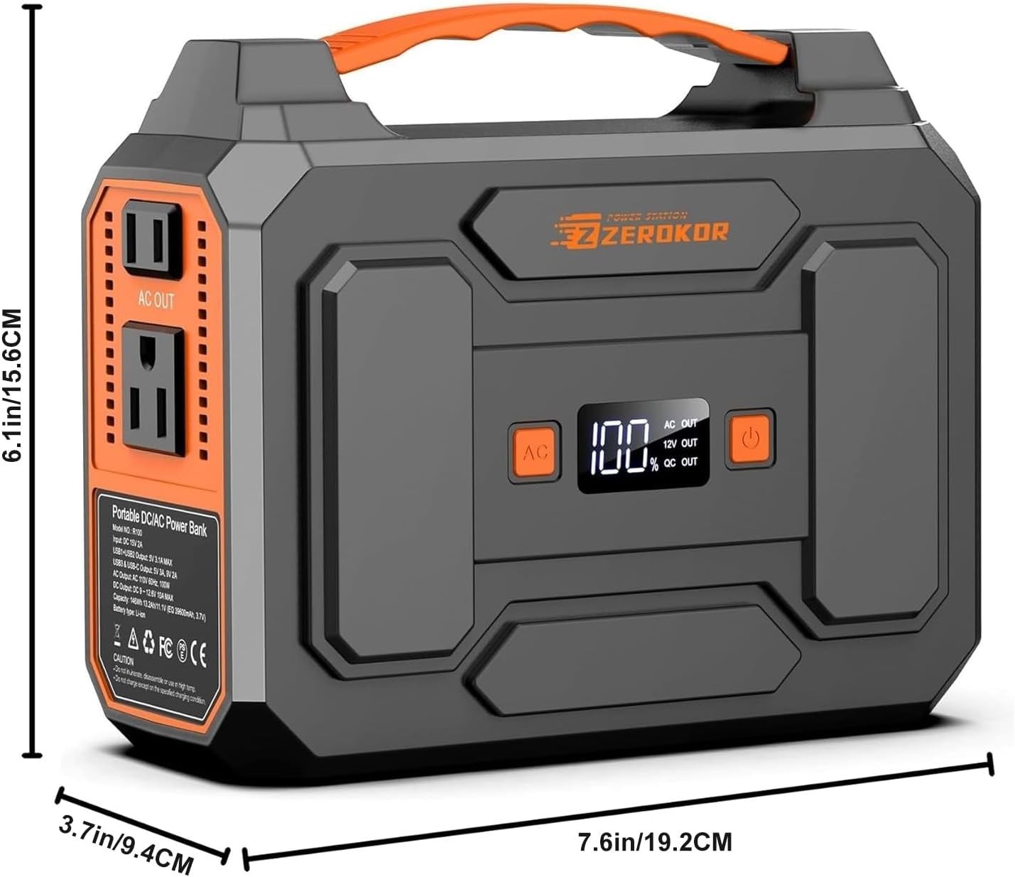 Lightweight Portable Power Station with 40W Solar Panel – Safe and Eco-Friendly