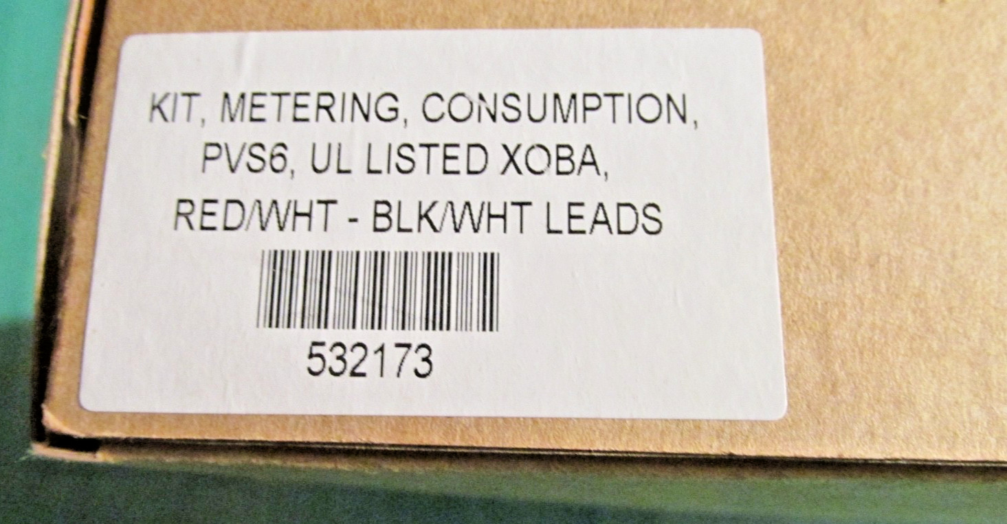 SunPower PV Supervisor 6 – CONSUMPTION METER CT – Part No. 532173 – NIB