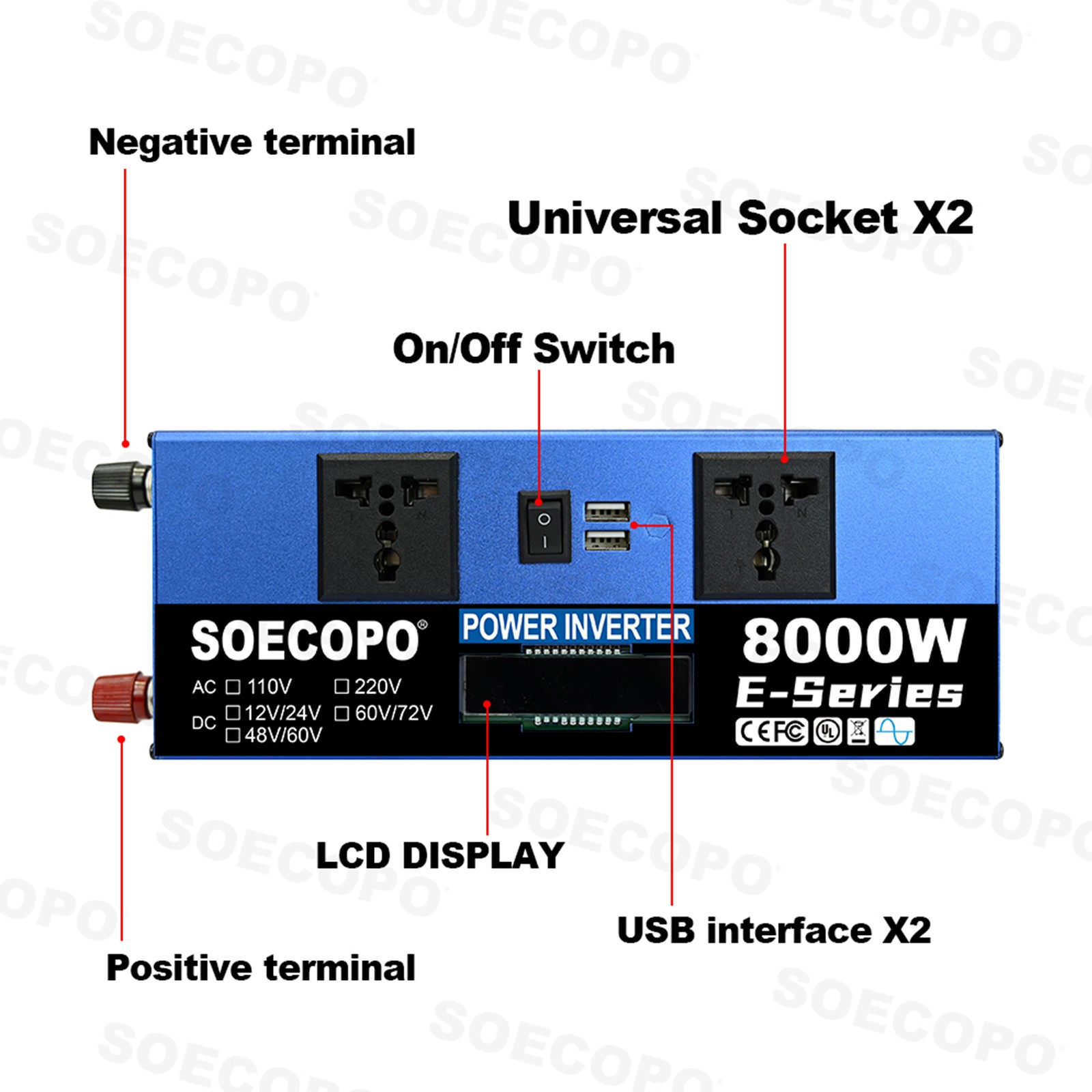 Robust 8000W Off-Grid Power Station Kit | Inverter, 100A Controller