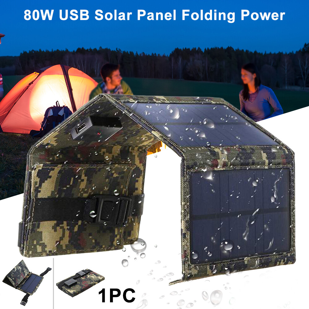Portable Solar Panel Charger – Fast Charging for Camping, Hiking & Travel