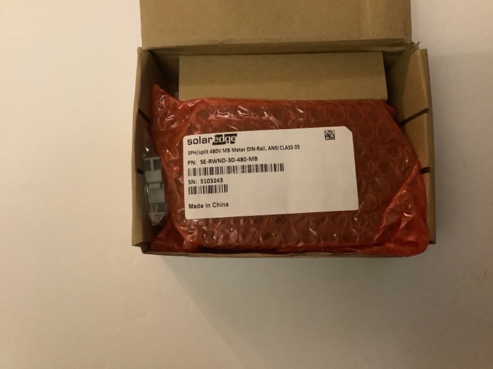 SolarEdge SE-RWND-3D-480-MB , 3PH/split 480V MB Meter Din-Rail, ANSI CLASS 05W