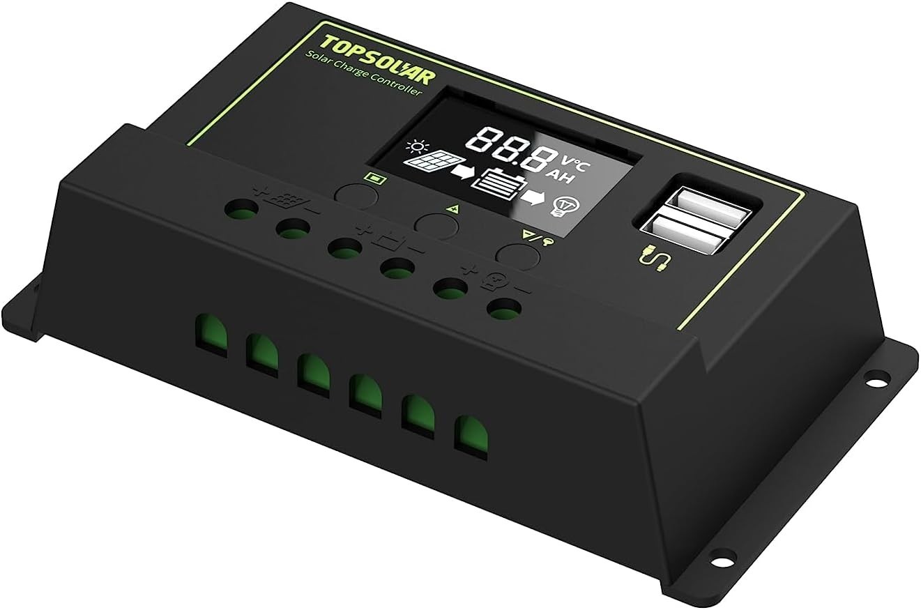 Versatile 30W 12V/24V Solar Panel Kit + 10A Charge Controller, Easy Installation