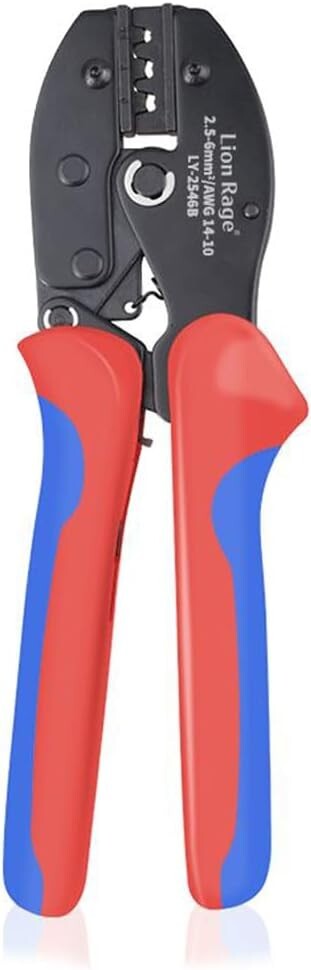 LY-254B Solar Panel PV Wire Cable Connector Ratchet Crimper Pliers Crimping Tool