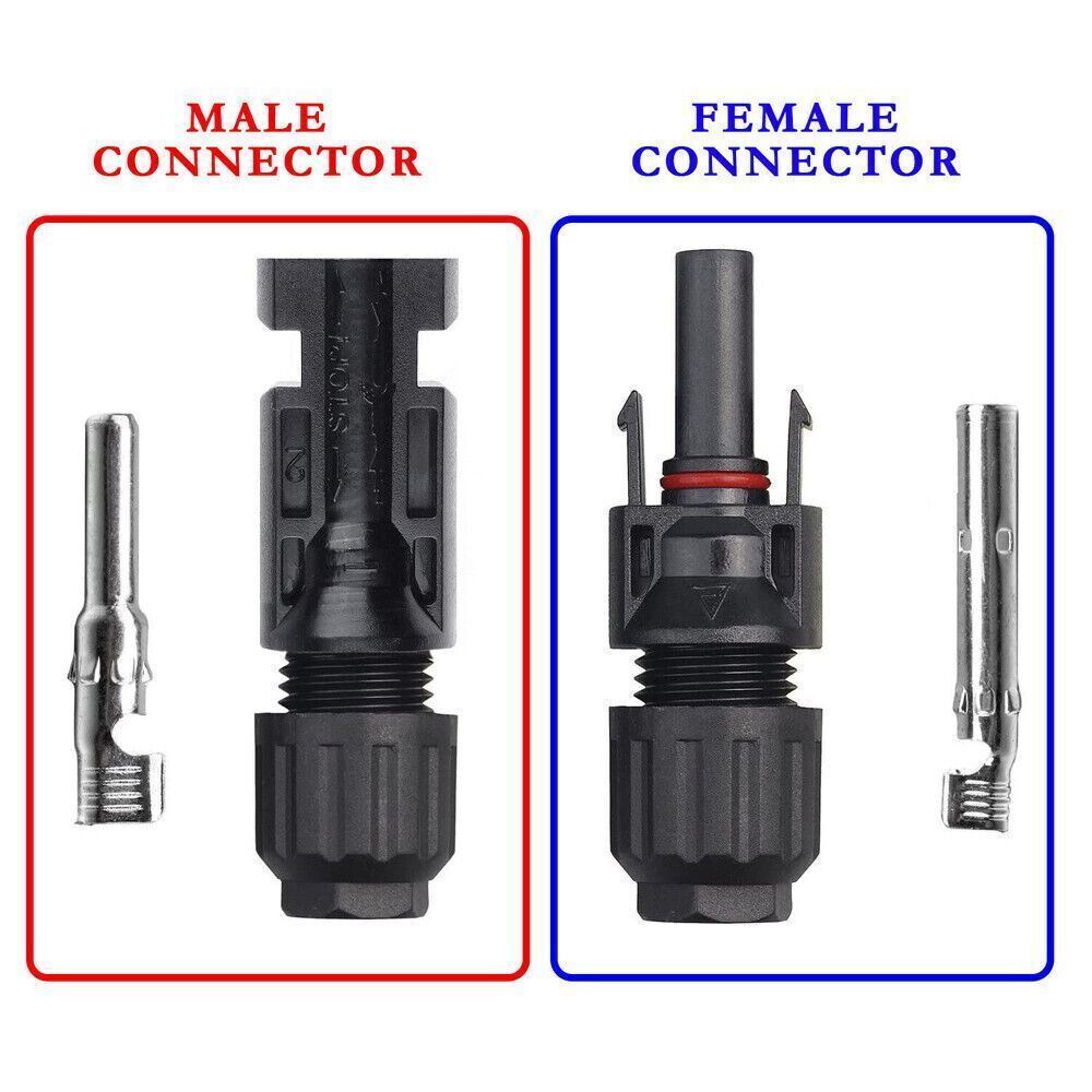10-100xConnector For IP67 Solar Panel 30A Plug Socket Male Female Waterproof DIY