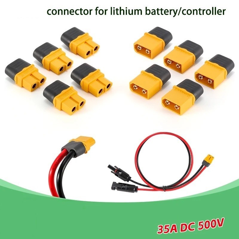 Charge Extension Cable 12AWG MC4 XT60 Adapter For Portable Power Station Tools
