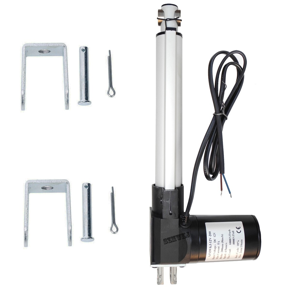 Complete 6000N Single Axis Solar Tracker System W/ 8″ Linear Actuator Controller