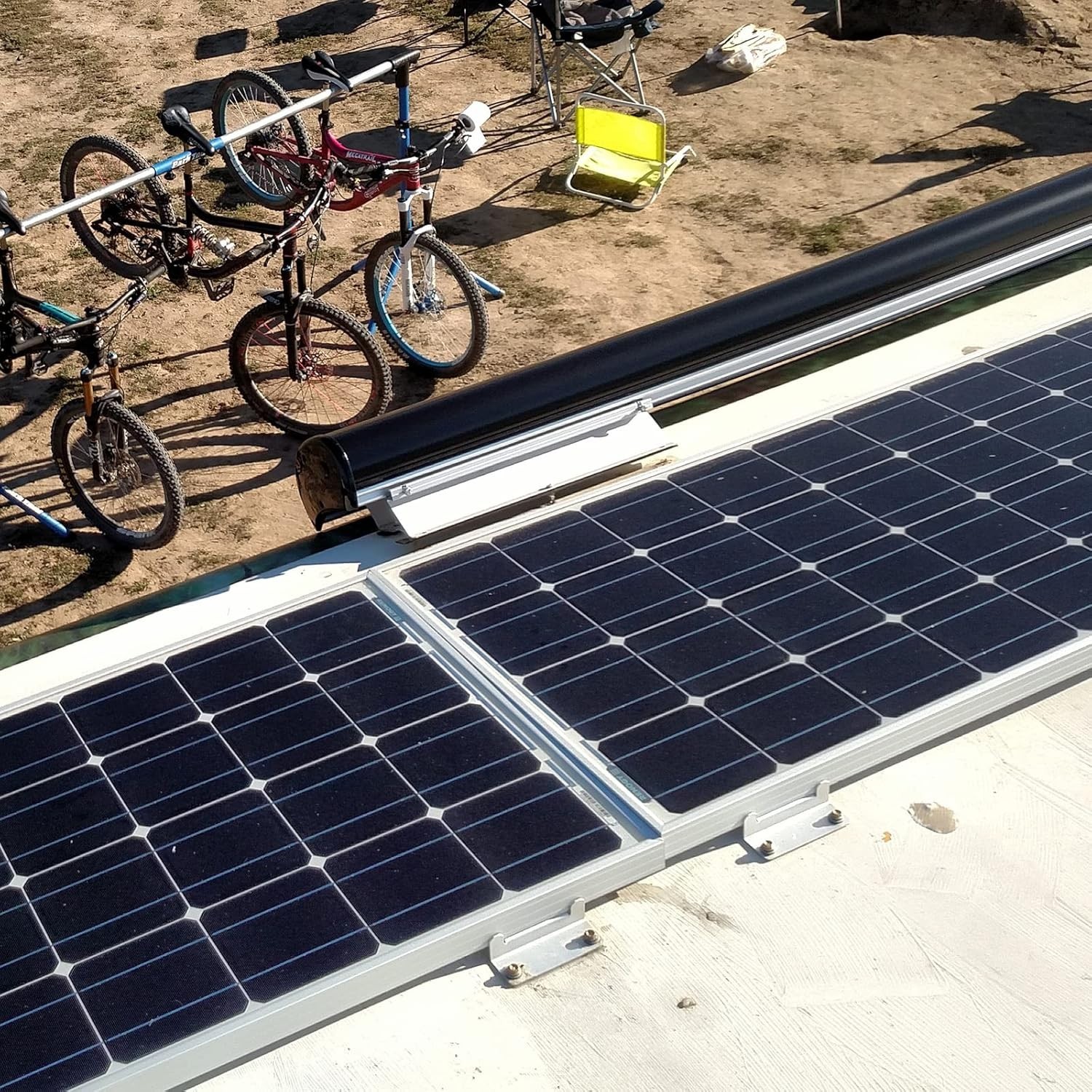 Versatile Solar Panel Z-Brackets for Roof, RV, and Boat Installations – Set of 4