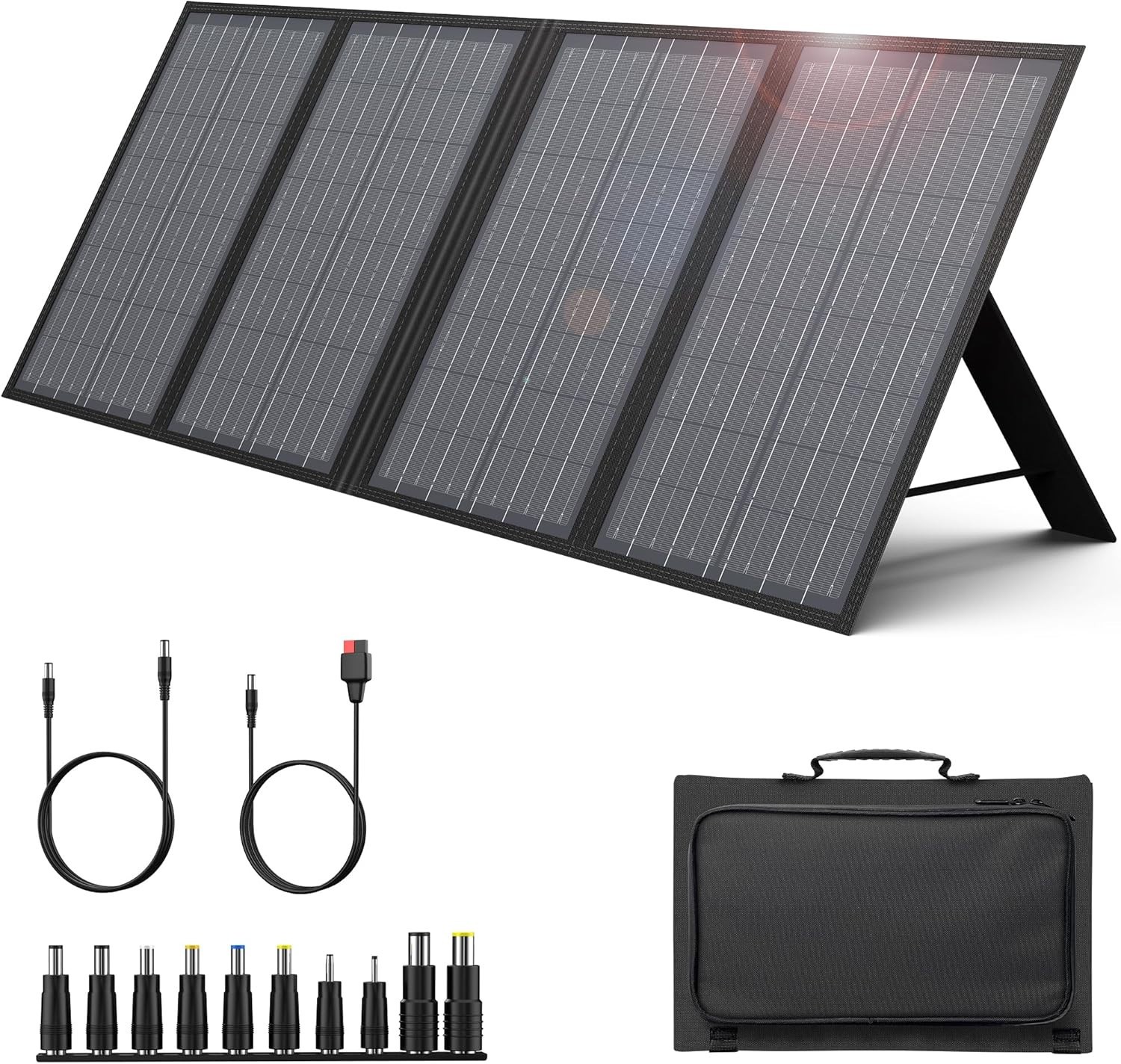 Portable Solar Panel 60W For Power Station Phone Outdoor Camping Trip Charging