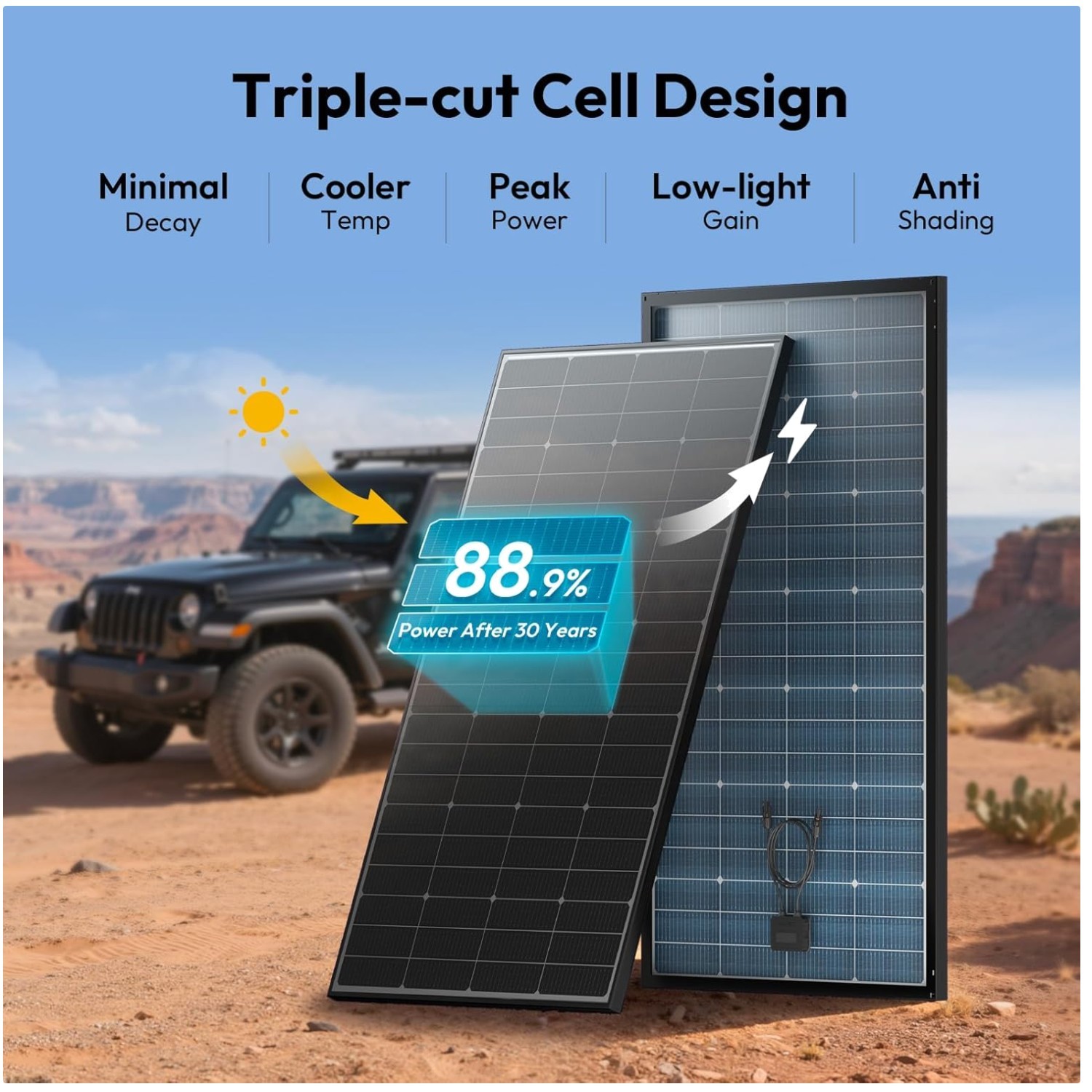 Quality 200W Solar Panel, 10- , Monocrystalline