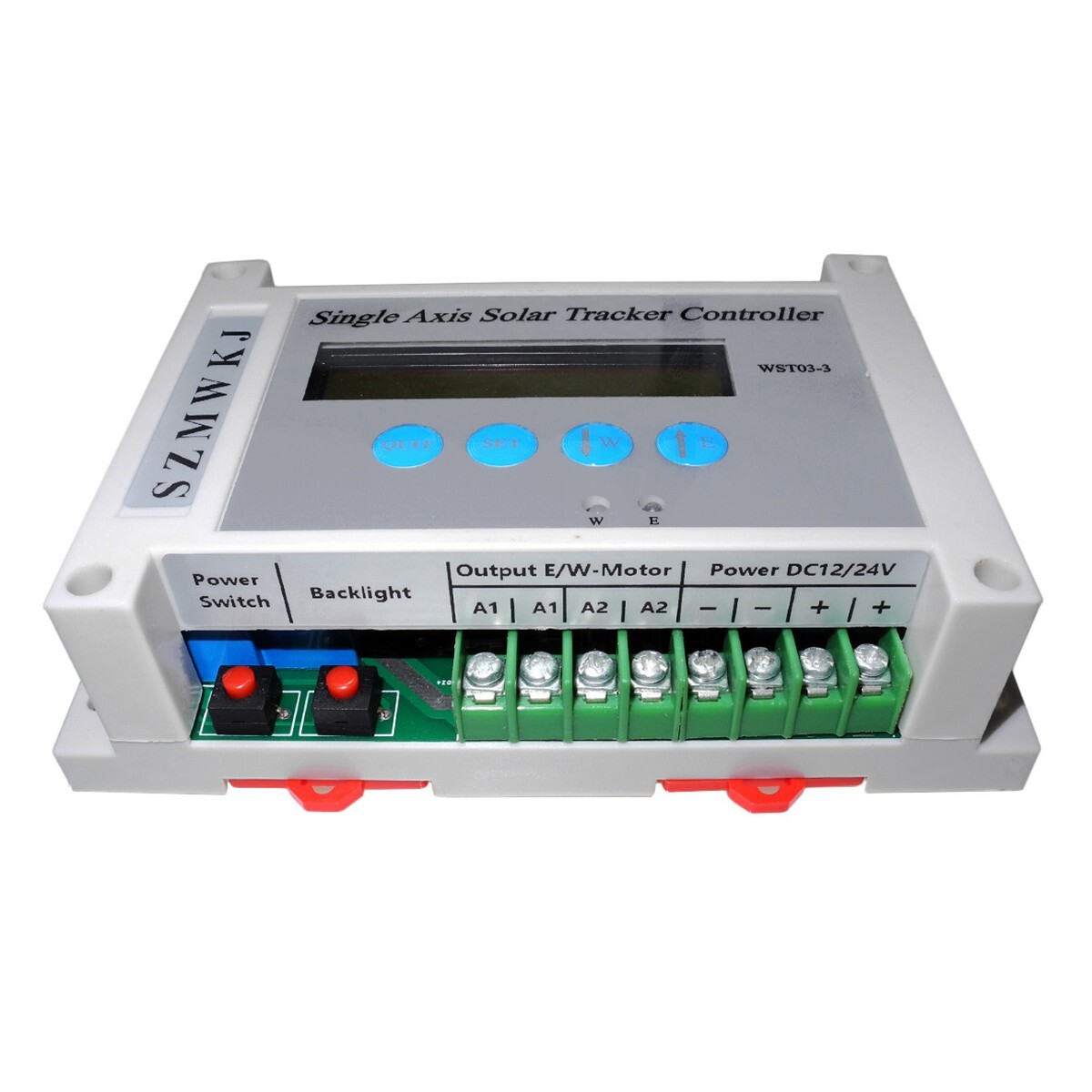 Single Axis Solar Tracker Controller W/ Wind Spd Sensor for Solar Panel Tracking
