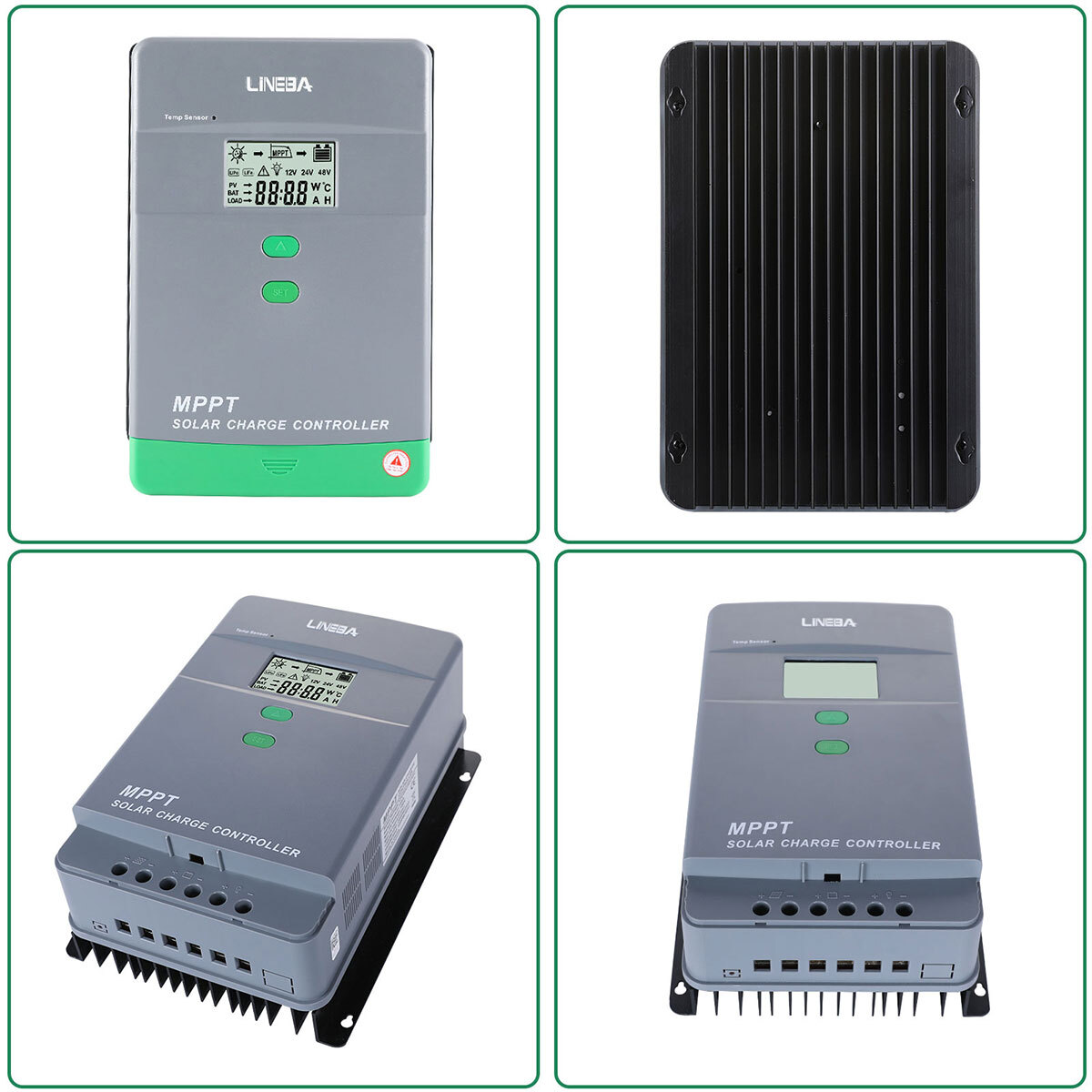 MPPT 100AMP 60A Solar Charge Controller For 12V 24V 36V 48V DC Battery Regulator