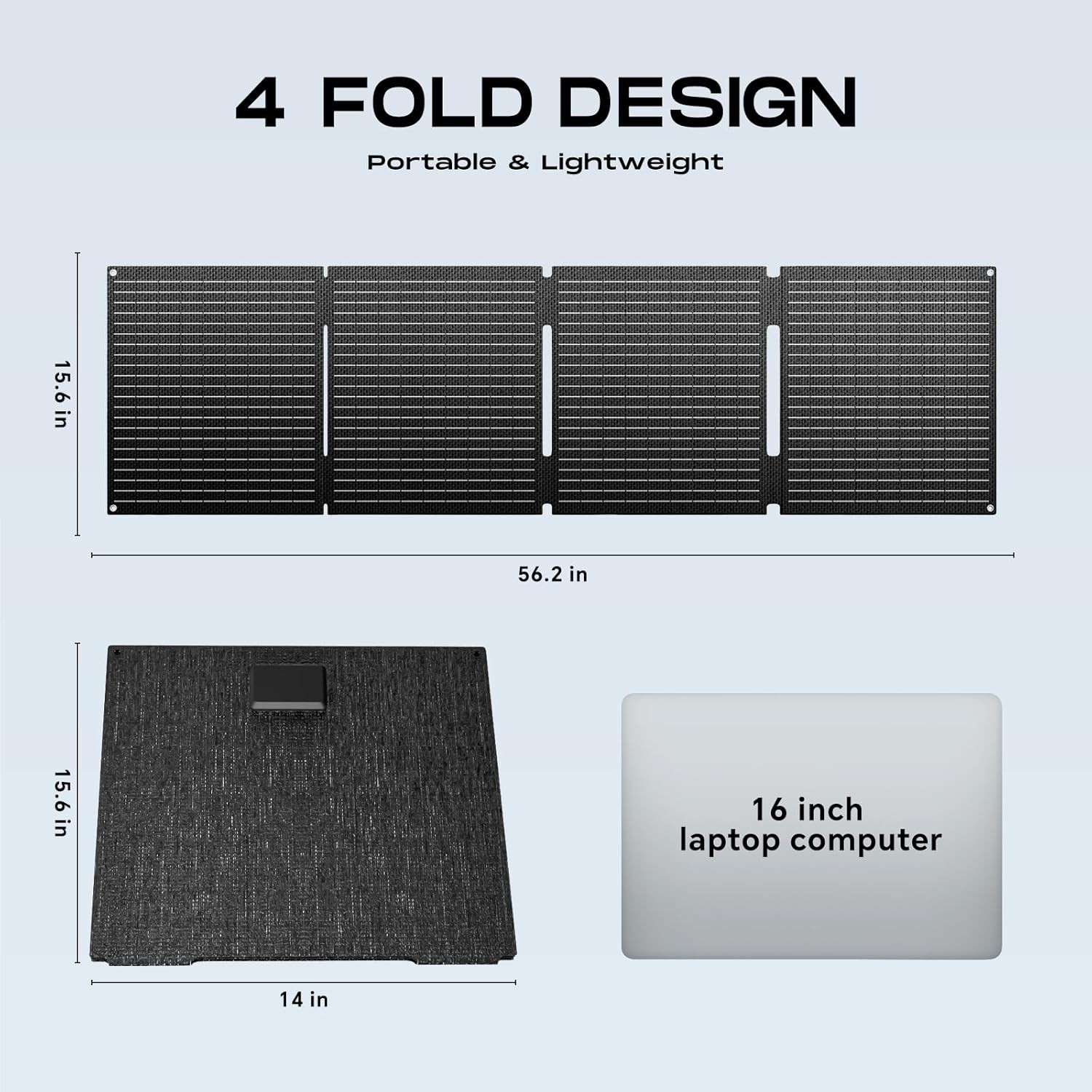 High-Efficiency 100W Solar Panel Charger – Portable & Durable for Outdoor Use