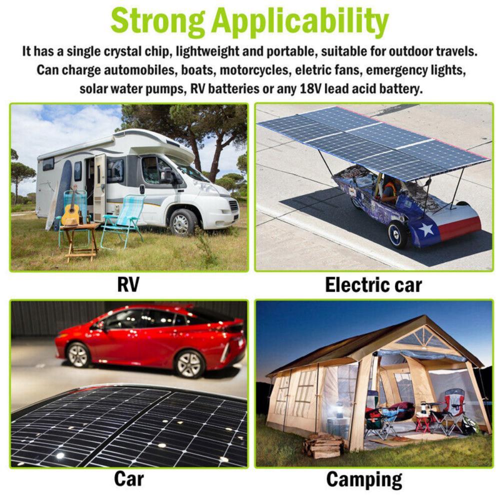 300W Electricity Complete Monocrystalline Solar kit Off Grid PWM 30A Controller