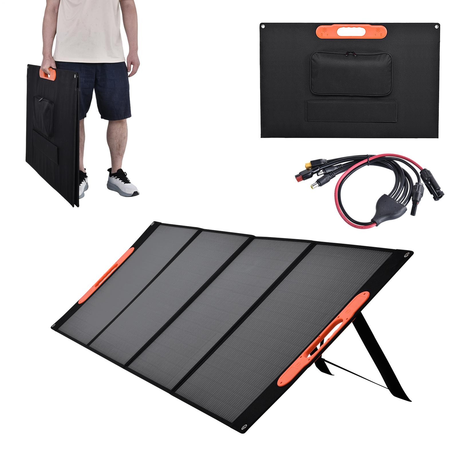 200W Portable Solar Panel For XT60/ANDERSON/DC5521/DC7909 Portable Power Station