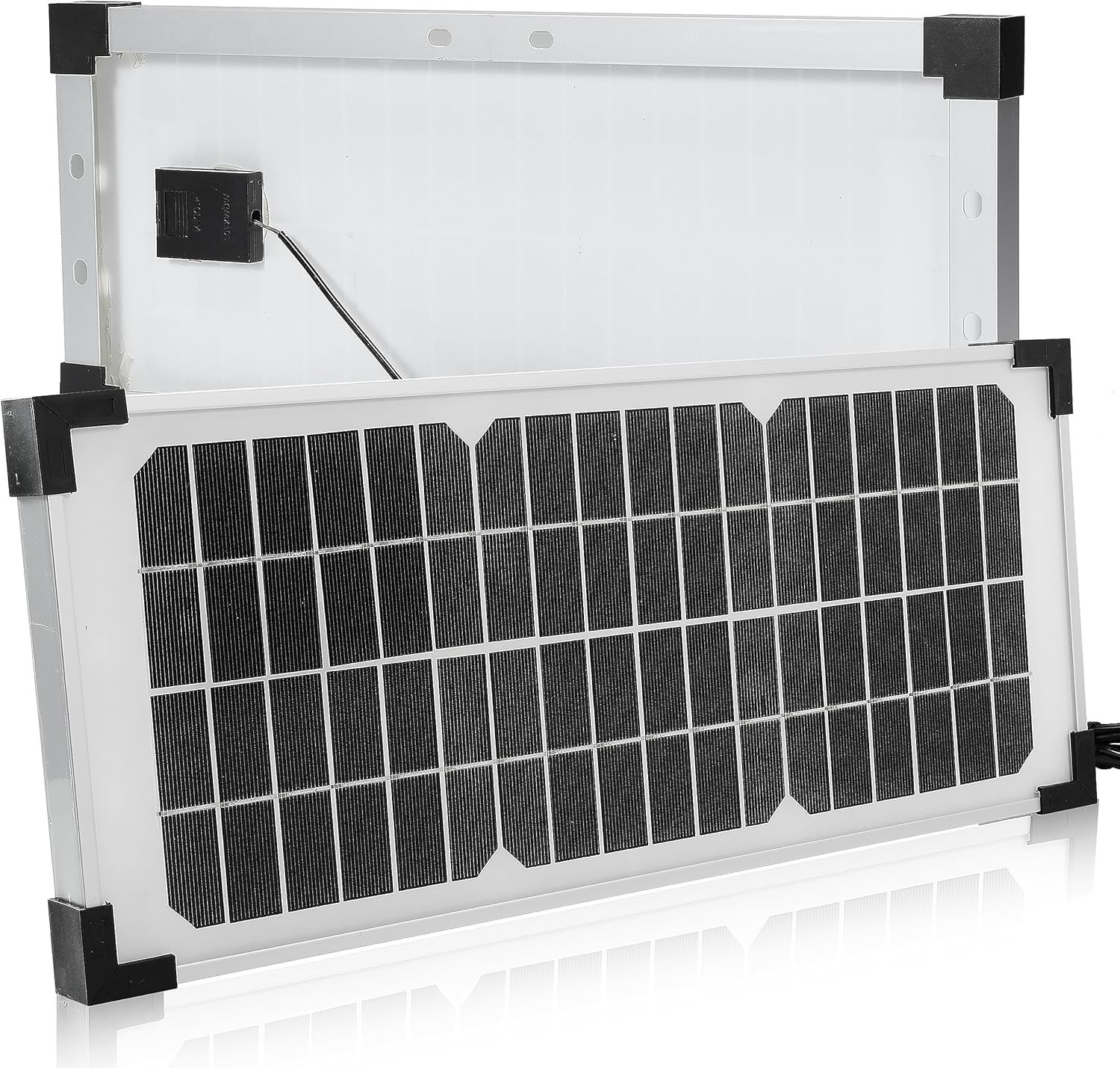 FM123 Solar Panel Kit,Compatible with Mighty Mule Automatic Gate Openers,10 Watt