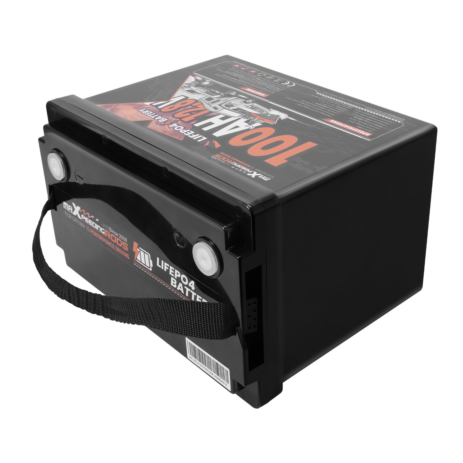 Marine RV Boat 12V 100Ah LiFePO4 Battery BMS Series Parallel Expandable