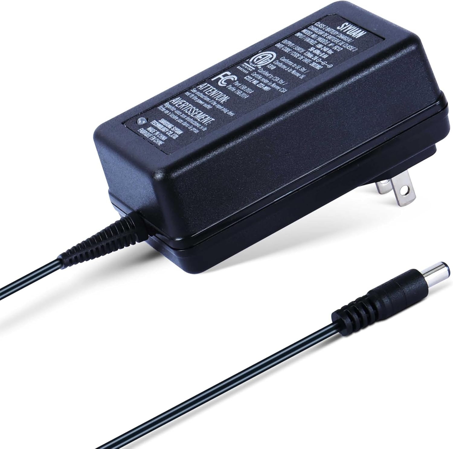 12V 2A Generator Battery Charger – 5.5mm/2.1mm DC Connector Power Supply