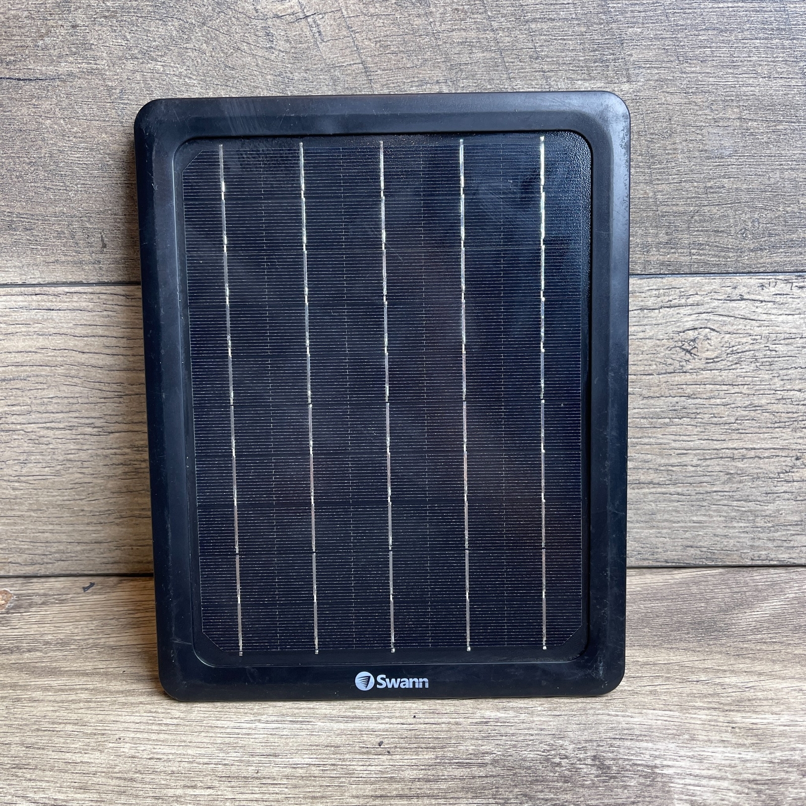 Swann Swifi-Solar Panel Black Outdoor Weatherproof for Wireless Security Cameras