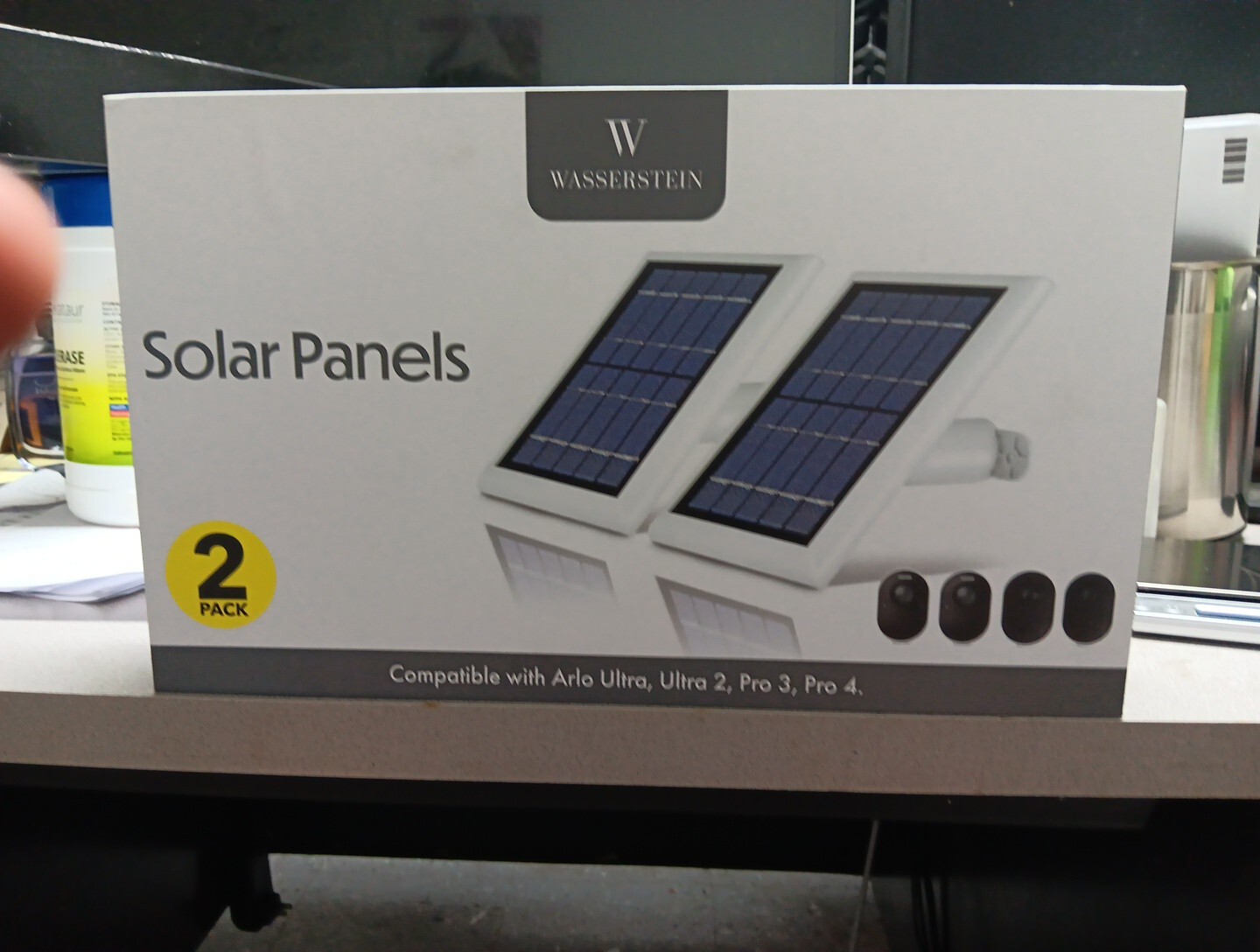 Wasserstein 2W Solar Panel for Arlo Ultra – 2 Pack