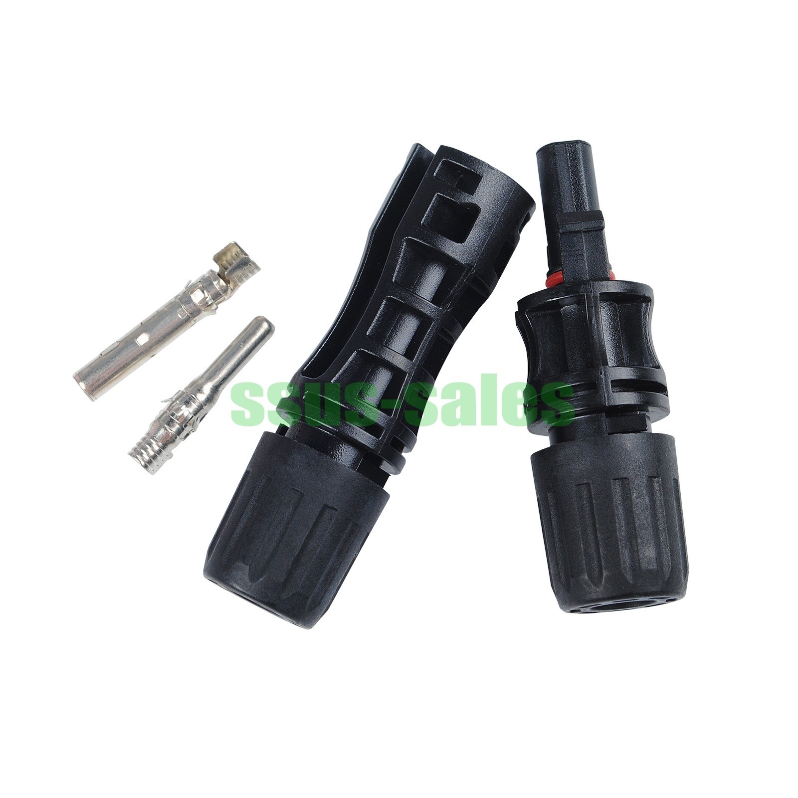 X2 MC4 Solar Connectors 1500V 30A Male Female Plug Socket PV Panel Cable