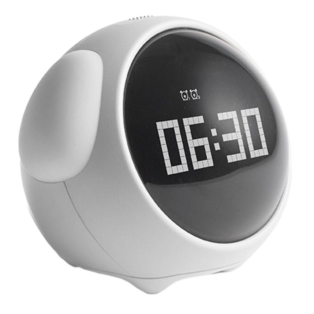 Fun Expression Alarm Clock for Children with Voice Control Night Light