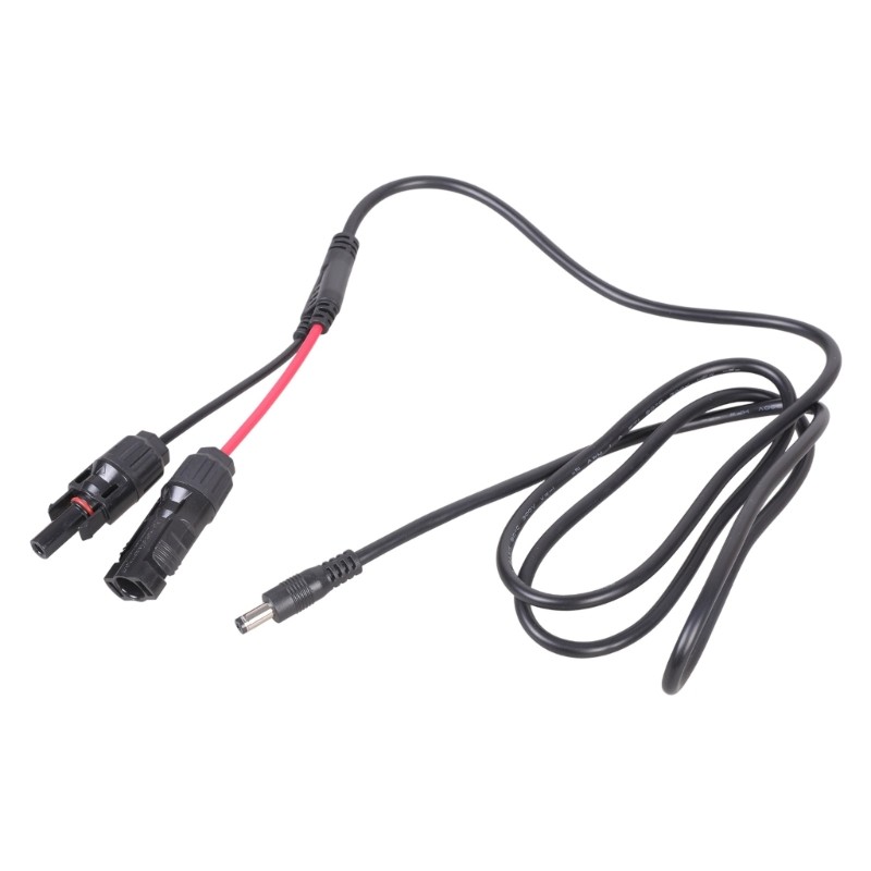 Solar Panel Connectors to Adapter Cable Power Plug 5.5mmx2.1mm Converters