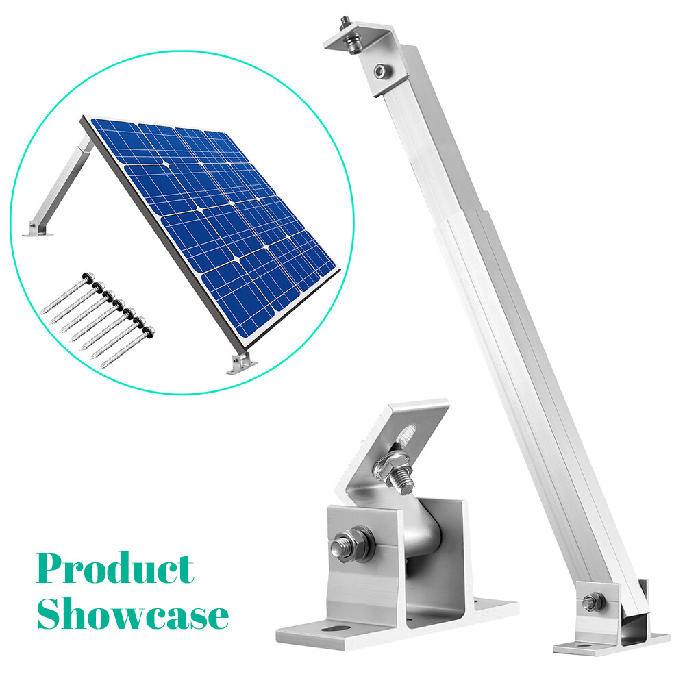 Adjustable Solar Panel Tilt Mounting Kit Universal Roof Aluminum alloy Brackets