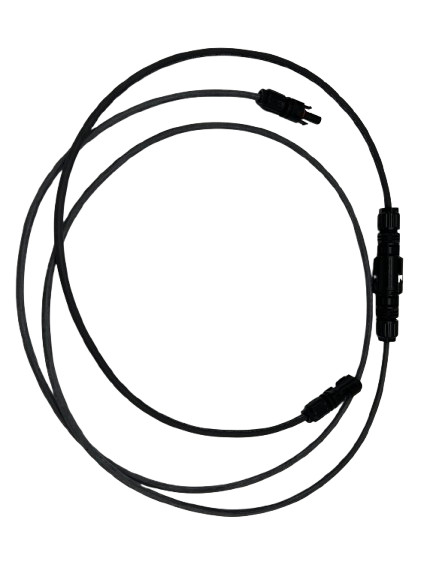 Pair 10AWG or 12AWG with in-line fuse 1000v 15A PV extension cable PC UL listed