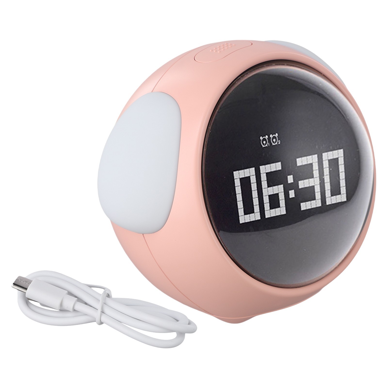 Fun Expression Alarm Clock for Children with Voice Control Night Light