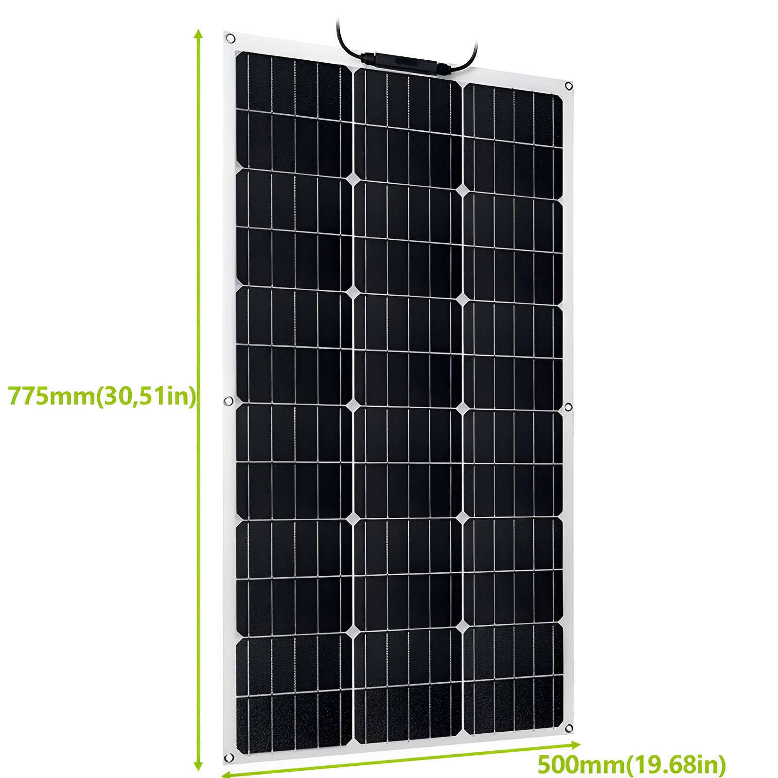Flexible Solar Panels Kit 150W 300W 600W 1200W Monocrystalline 12V 24V Home RV