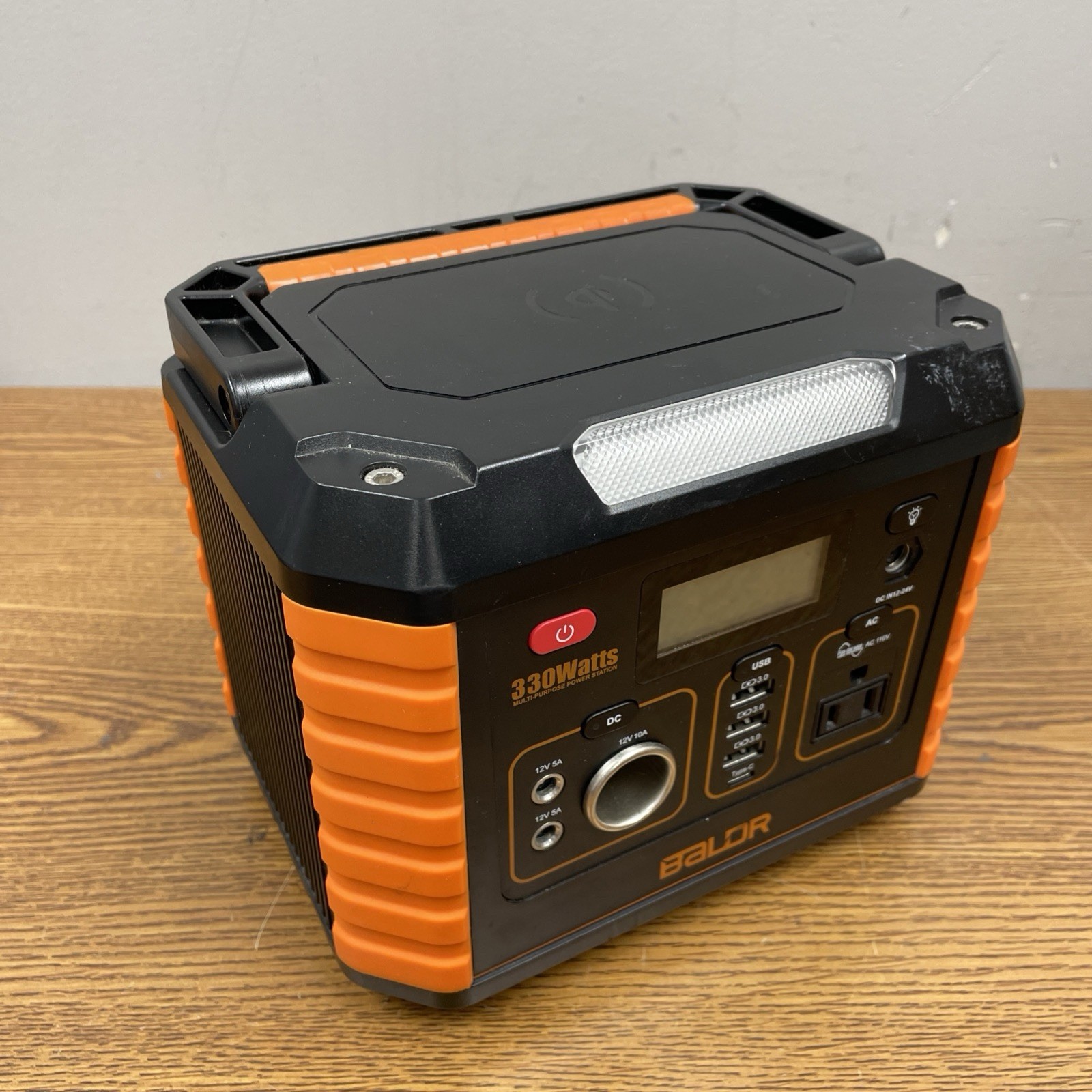 BALDR Portable Power Station, Solar Generator with 120V 330 W
