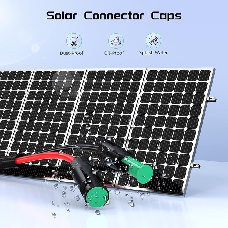 Solar Cable Waterproof Extension Set IP68 Durable UV Resistant Connectors