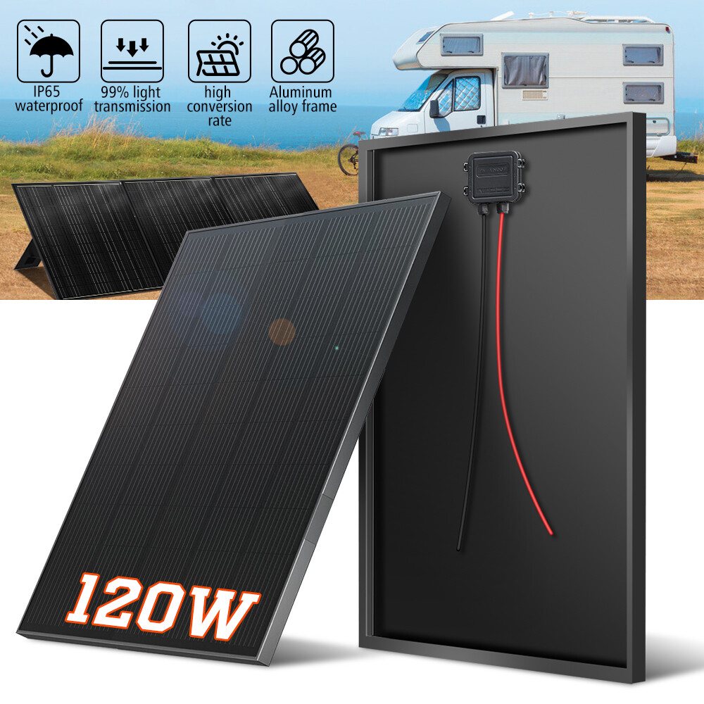 120W Watt Solar Panel Mono 12V Battery Charger PV Home Boat RV Off Grid Power
