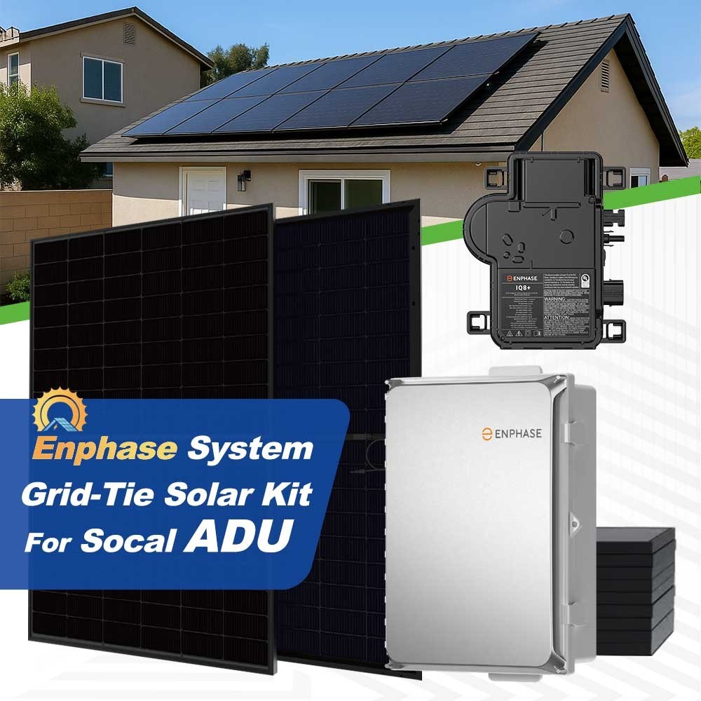 Enphase Grid-Tie Solar Kit with Talesun 415W solar panels for SoCal ADU