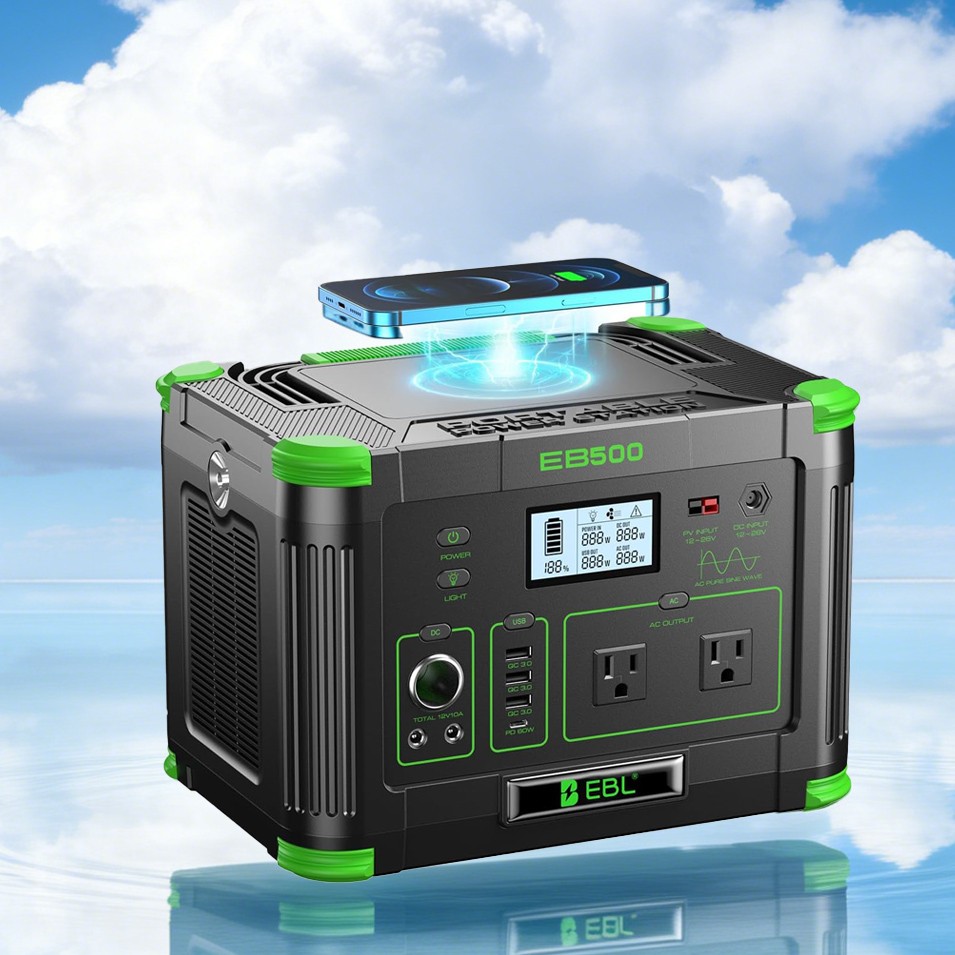 Portable Power Station Solar Generator 500~2400W ,Solar Panel Kit,for choice
