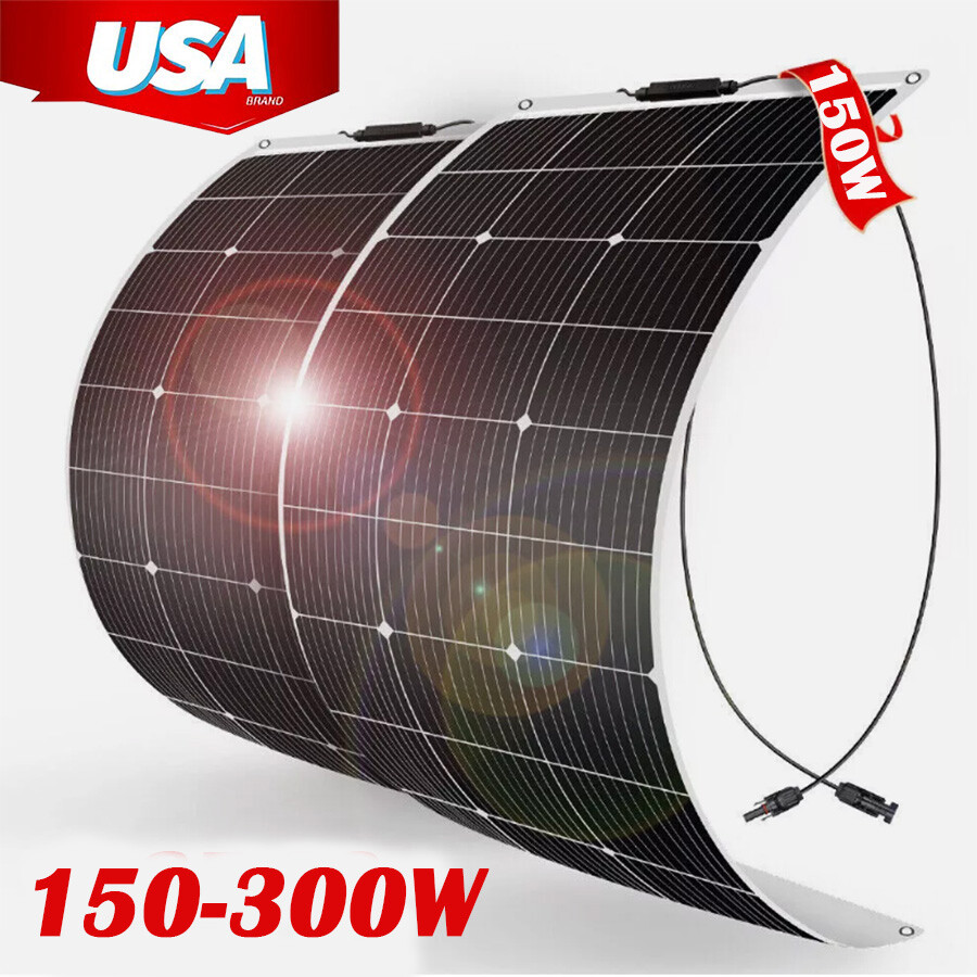 300 Watts Solar Panel Kit 40A 12V Battery Charger w/ Controller Caravan Boat RV